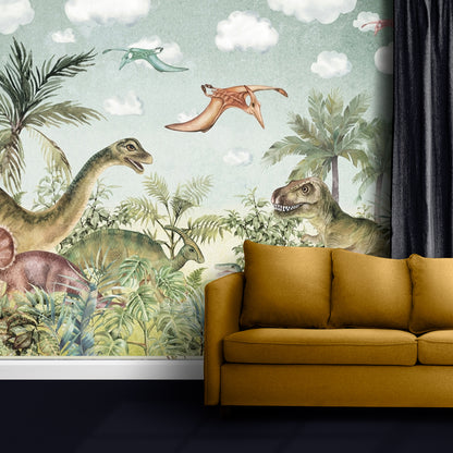 370 gsm Wallpaper Self Adhesive Mural Wallpaper Customized Wallpaper tiles