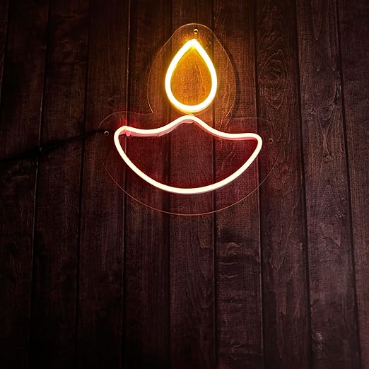 Diya LED Neon Sign Art | Custom Neon Sign