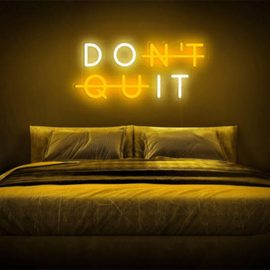 Do it neon sign board motivational neon light wall decor