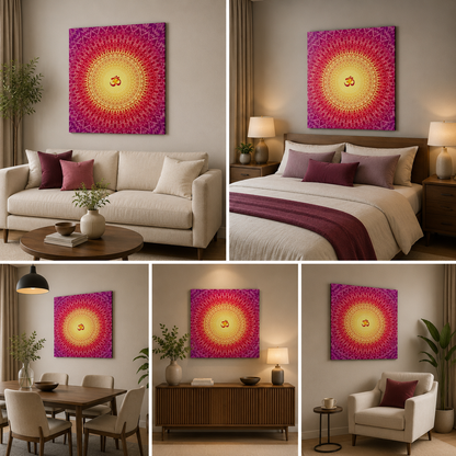 OM Design Wall Frame for Living Room Decor