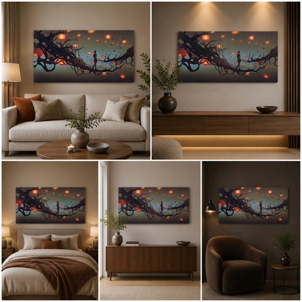 Imagination Girl Wall Painting Frame for Wall Decor