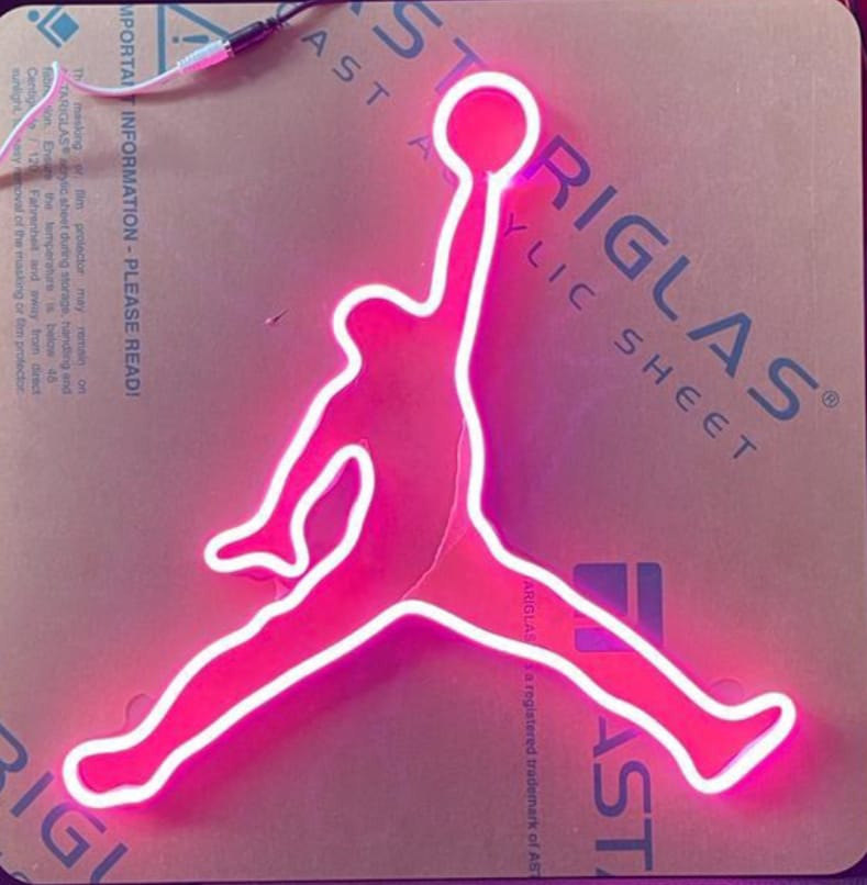 Led Neon Light Sign A boy Playing Icon | Custom Neon Sign | LED Neon Lights