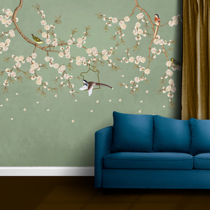 370 gsm Wallpaper Self Adhesive Mural Wallpaper Customized Wallpaper tiles