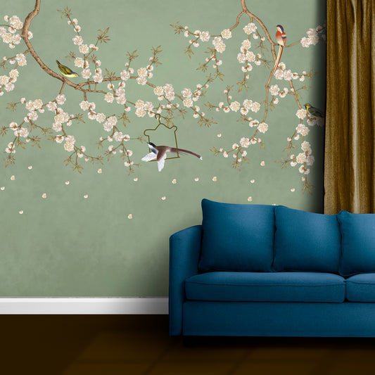370 gsm Wallpaper Self Adhesive Mural Wallpaper Customized Wallpaper tiles