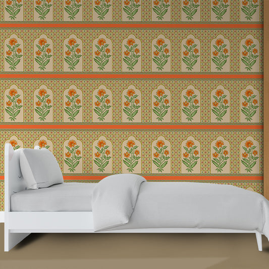 370 gsm Wallpaper Self Adhesive Mural Wallpaper Customized Wallpaper tiles