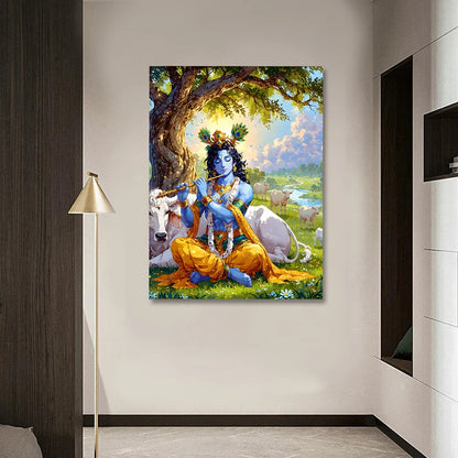 Lord Krishna Painting | Canvas Painting Frame