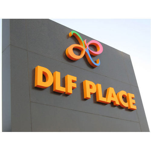 Backlit 3D Acrylic Letter Sign Board | Premium Halo Light Logo Sign for Office & Showroom | LED Back Glow Signage