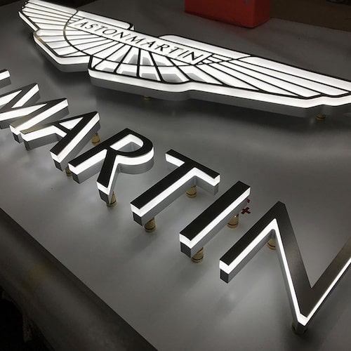 3D Acrylic Letter Sign Board with Base Panel | Custom Raised Letters for Shop & Office Branding | Premium Non-Lit Signage