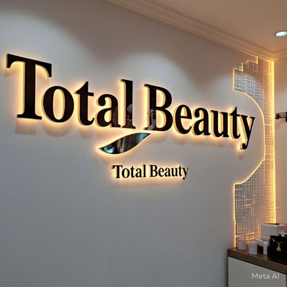 Custom LED Neon Acrylic Logo Sign | Illuminated 3D Branding Board for Shop & Office | Premium Glow Signage