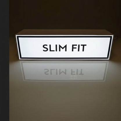 Minimalist Cube LED Light Box Sign | Custom Wall Mounted Illuminated Signage | Modern Storefront Branding Display for Business