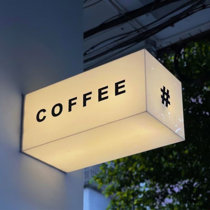 Custom Vertical LED Cafe Light Box Sign | Illuminated Coffee Shop Wall Signage | Backlit Business Display Board for Storefront Branding