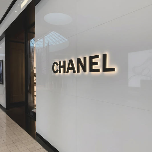 premium halo light acrylic letters wall sign illuminated branding signage white wall