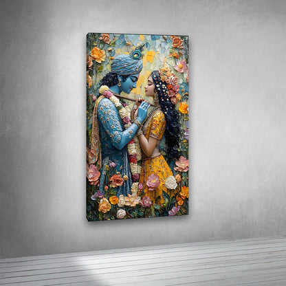 Radha Krishna Painting | Canvas Painting Frame