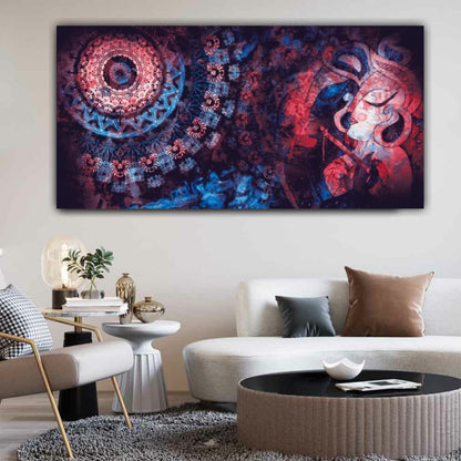 Abstract Canvas Painting Wall Frame for Living Room Wall Decoration A Sea Landscape | Wall Painting frame