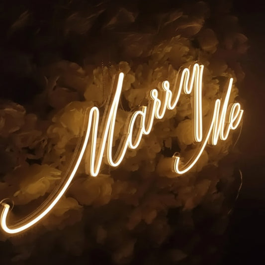 marry me neon sign board customised proposal neon light signs romantic decor custom neon sign