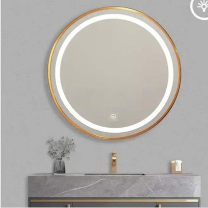modern rectangular LED wall mirror with ambient lighting full body mirror for home décor