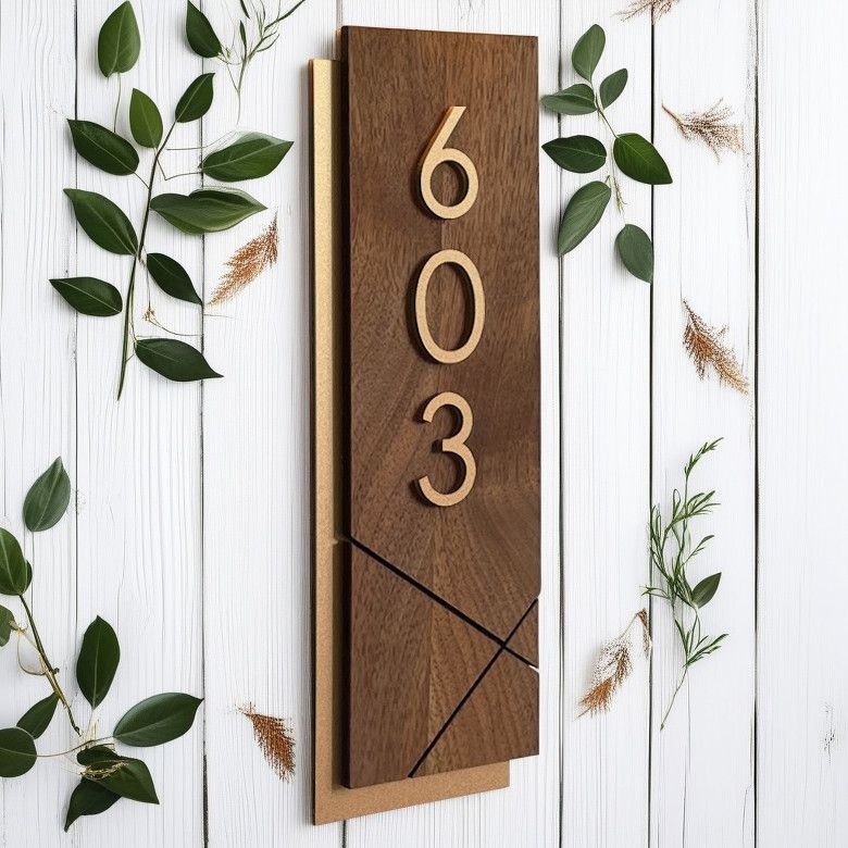 Minimalist Metal Script Family Name Plate | Custom Wall Name Sign with Established Year | Modern Personalized Home Sign