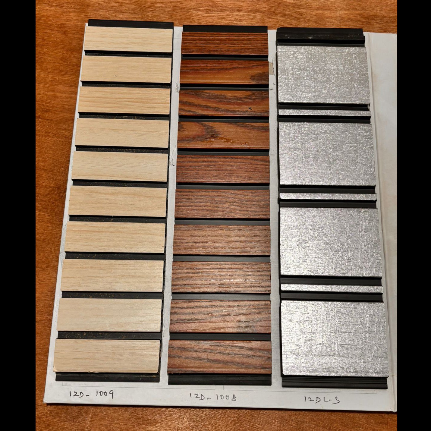 WPC Wall Panel | WPC Fluted Wall Panel PVC Louvers for Wall Decors | WPC Wall Panel Louvers (size - 12 x 120 Inches each Panel) (Qty - 10 Nos)