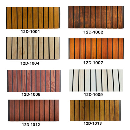 WPC Wall Panel | WPC Fluted Wall Panel PVC Louvers for Wall Decors | WPC Wall Panel Louvers (size - 12 x 120 Inches each Panel) (Qty - 10 Nos)