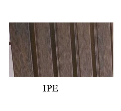 WPC Wall Panel for Exterior Outdoor Facade Louvers | WPC Fluted Wall Panel Louvers for Building Front Facade Elevation  (size - 8.5 x 110 Inches each Panel) (Qty - 10 Nos)