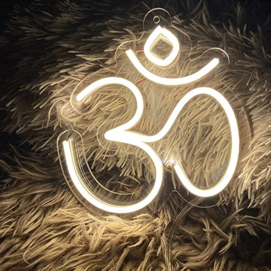 om neon sign board customised spiritual neon light signs hindu wall decor custom neon sign