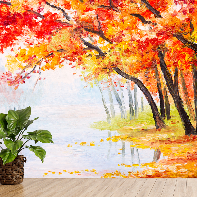 Beautiful Wallpaper Autumn Forest HD Self Adhesive Wallpapers Just Peel and Stick Wallpaper