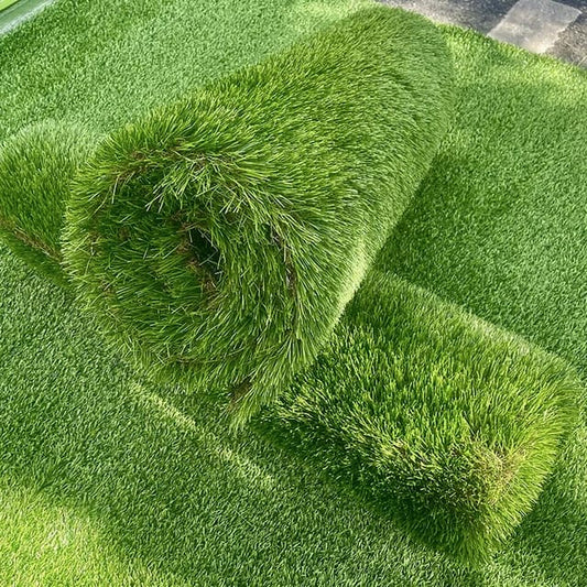realistic green artificial grass for garden balcony and outdoor landscaping