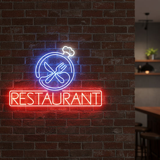 restaurant neon sign board led neon light cafe wall decor food neon light sign