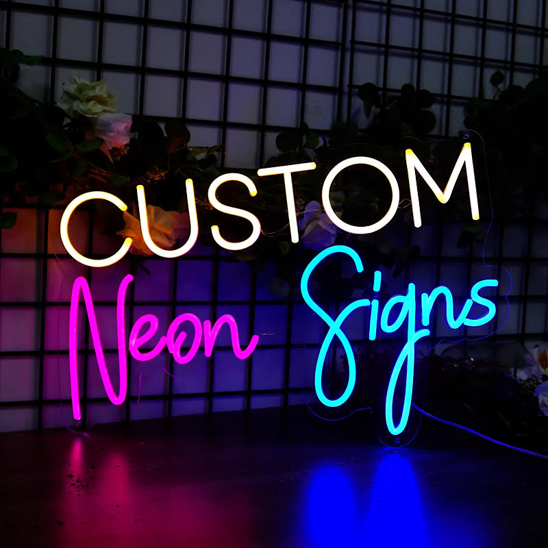 Colours Big Sign Custom Neon Signs for Unique Decor | The Seven Colours