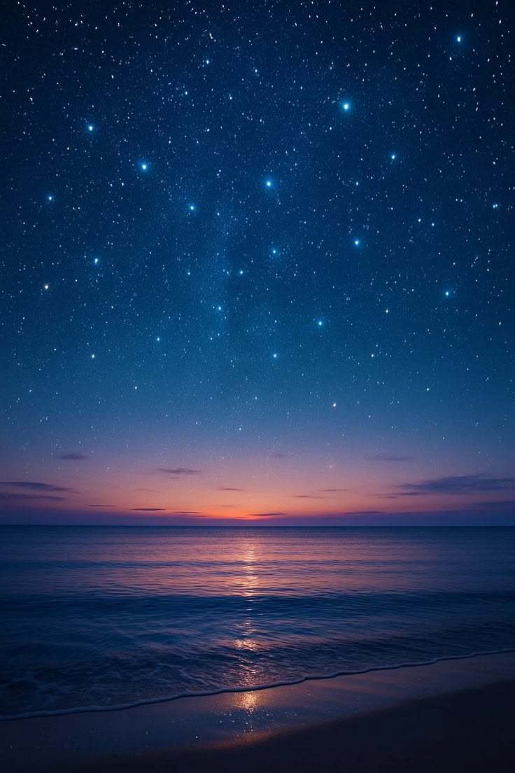 3D Ocean Sunset Sky Ceiling Design with Starry Night View for Living Room & Bedroom