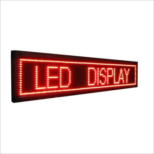 The Seven Colours Led Running Board Display Signage | LED RGB Multi Color Text Scrolling Display | Digital LED Board | Digital Signage