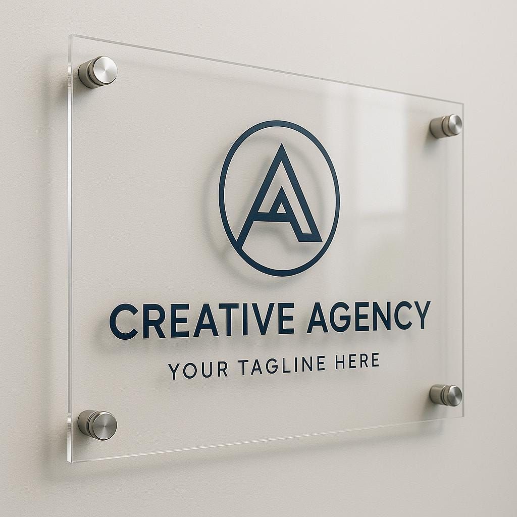 Custom Acrylic Name Plate with Gold Finish | Modern Circular Door Name Sign | Personalized House & Office Name Board