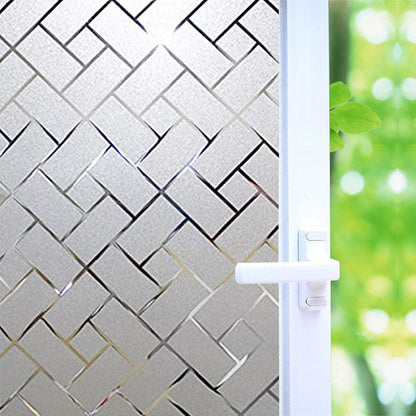 Frosted Glass Vinyl Film for Office & Home | Privacy Glass Sticker for Doors & Partitions | Modern Glass Branding Solution