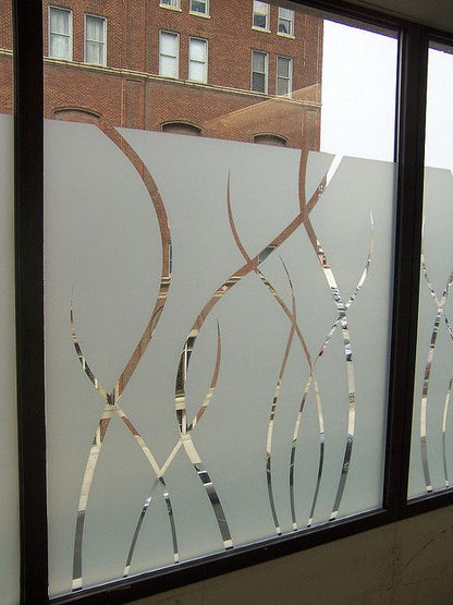 Bathroom Frosted Glass Film for Windows & Shower Areas | Waterproof Privacy Vinyl for Home | Matte Glass Sticker