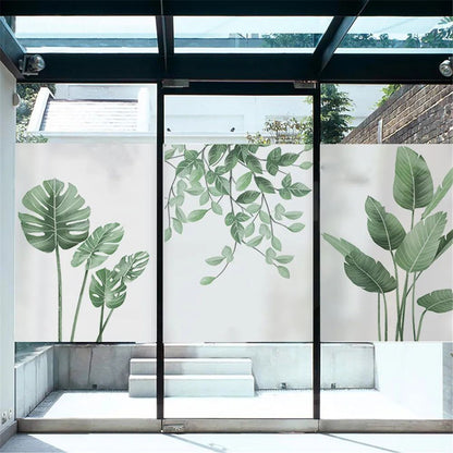 Geometric Frosted Glass Film Design for Office & Home | Decorative Privacy Vinyl for Glass Partitions & Doors | Modern Pattern Glass Sticker