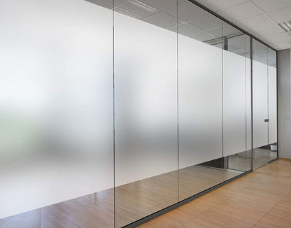 Bathroom Frosted Glass Film for Windows & Shower Areas | Waterproof Privacy Vinyl for Home | Matte Glass Sticker