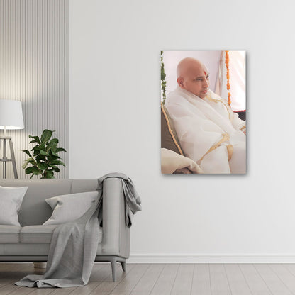 spiritual guru canvas painting minimal portrait wall art decor for living room