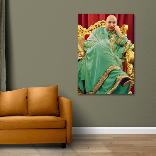 Spiritual guru royal portrait canvas painting frame painting on canvas wall decor for living room