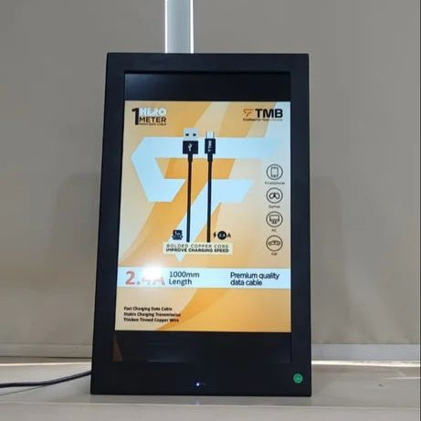 LED Digital Standee Video Display Signage for Branding, Advertising | 24" Table Top Digital Advertising Display Screen | Led Video Standee
