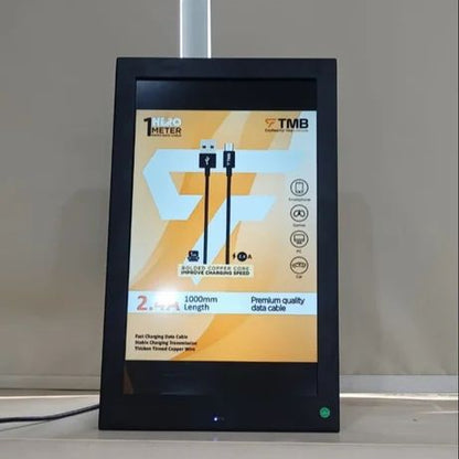 LED Digital Standee Video Display Signage for Branding, Advertising | 24" Table Top Digital Advertising Display Screen | Led Video Standee