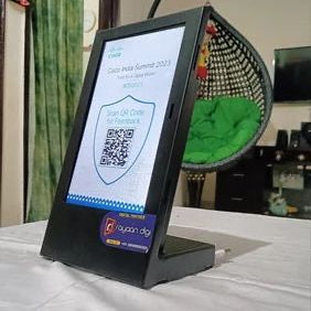 LED Digital Standee Video Display Signage for Branding, Advertising | 24" Table Top Digital Advertising Display Screen | Led Video Standee