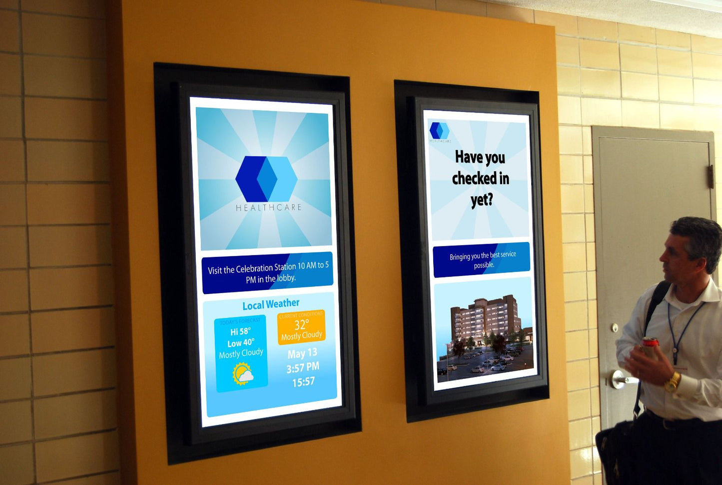 Outdoor Digital Menu Board | Restaurant Drive Thru Digital Advertising Display Screen