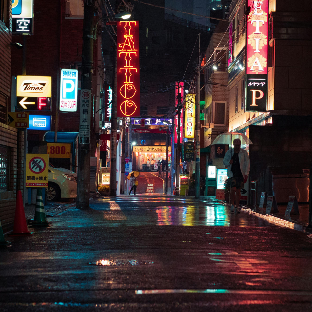 Tattoo Neon Sign Board Vertical Red LED Neon Light for Studio