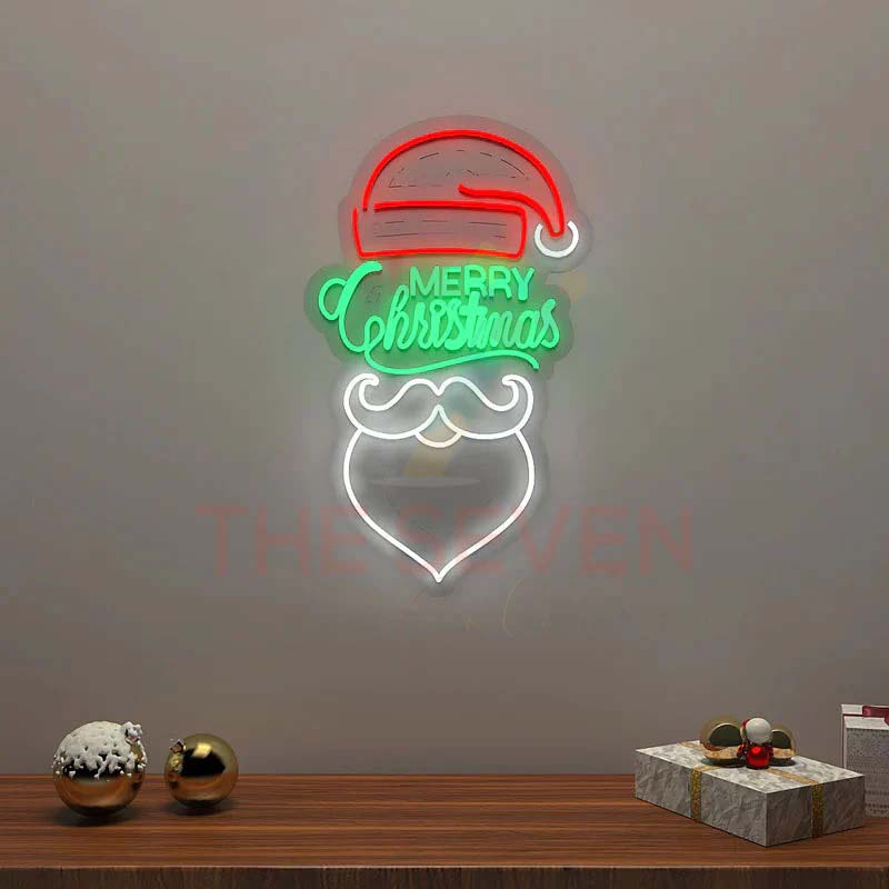 Merry Christmas neon light wall decor