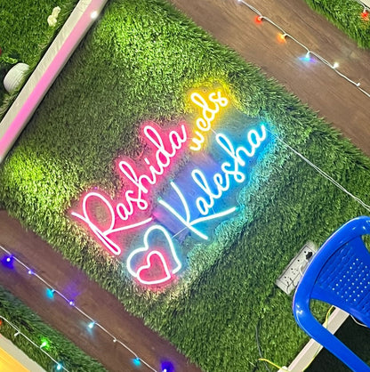 Custom Neon Sign for Names & Logos | Stylish Custom Neon Light Decor