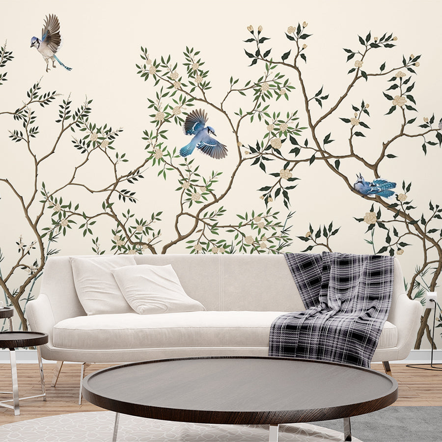 370 gsm Wallpaper Self Adhesive Mural Wallpaper Customized Wallpaper tiles