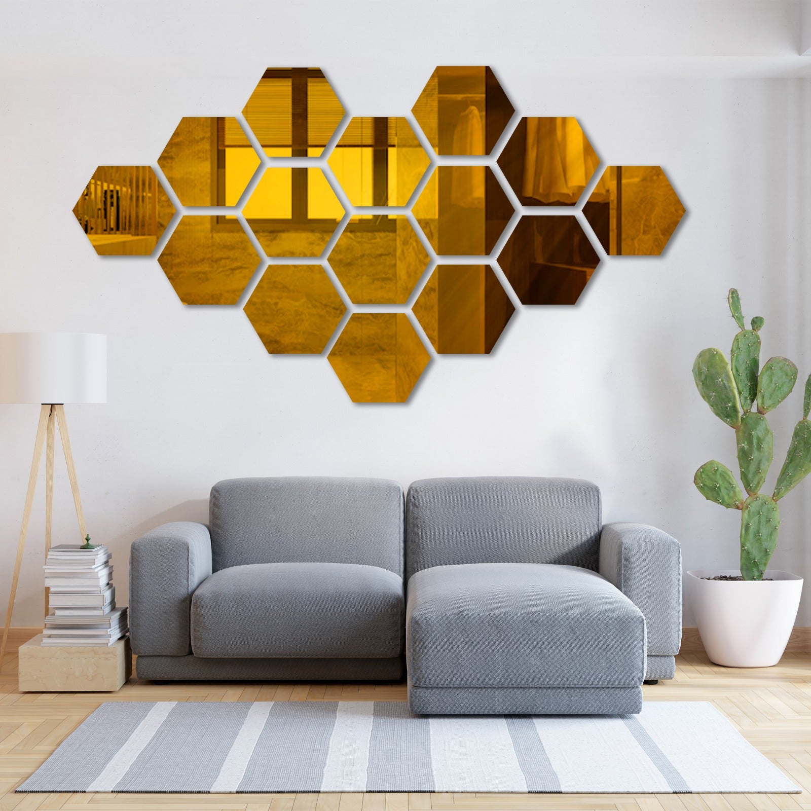 triangle bricks wall decal 3D Golden Mantra Wall Decor for Living Room Sanskrit Mantra Decor Acrylic self adhesive