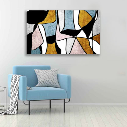 Handmade Canvas Painting Abstract Wall Art Painting Frame for Wall Decoration