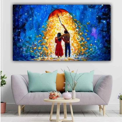 Abstract Canvas Painting A Couples Together Wall Frame for Living Room Wall Decoration