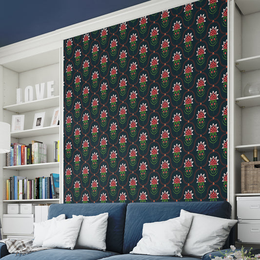 370 gsm Wallpaper Self Adhesive Mural Wallpaper Customized Wallpaper tiles